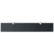 Schweberegal Glas Schwarz 60 × 10 cm – 8 mm