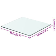 Regalboden Glas Transparent 40x30 cm