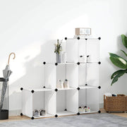 Regalsystem Würfel-Regal mit 6 Fächern Weiß