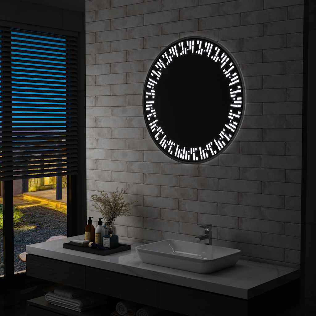 Badezimmerspiegel LED 80 cm