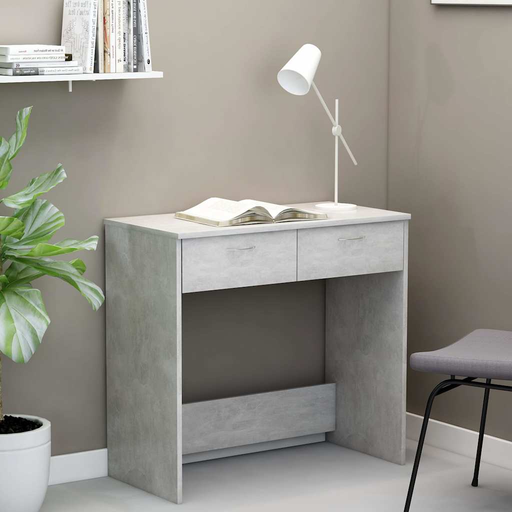 Schreibtisch Betongrau 80 × 40 × 75 cm Holzwerkstoff