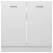Spülenunterschrank Lyon Weiß 80x46x81,5 cm Holzwerkstoff