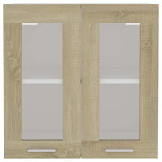 Hängeglasschrank Lyon Sonoma-Eiche 60x31x60 cm Holzwerkstoff