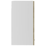 Hängeglasschrank Lyon Sonoma-Eiche 60x31x60 cm Holzwerkstoff
