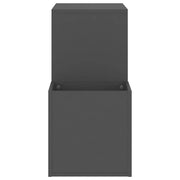 Schuhschrank für den Flur – Grau, 105 × 35,5 × 70 cm