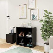 Schuhschrank für den Flur – Grau, 105 × 35,5 × 70 cm