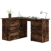 Eckschreibtisch Räuchereiche 145 × 100 × 76 cm Holzwerkstoff