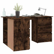 Eckschreibtisch Räuchereiche 145 × 100 × 76 cm Holzwerkstoff