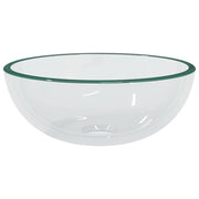 Waschbecken Hartglas 30x12 cm Transparent