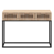 Konsolentisch 105x30x75 cm Holzwerkstoff und Eisen