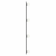 Wandspiegel mit LED-Leuchten 30x60 cm Glas Rechteckig
