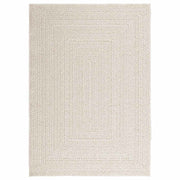 Teppich ZIZUR Creme 120x170 cm Jute-Optik Indoor und Outdoor