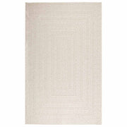Teppich ZIZUR Creme 160x230 cm Jute-Optik Indoor und Outdoor