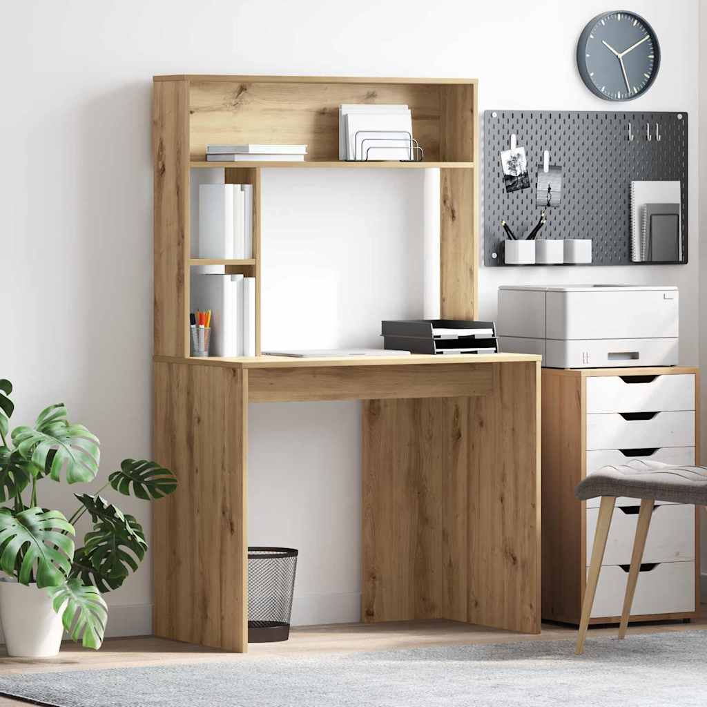 Schreibtisch Artisan-Eiche 91 x 50 x 149 cm Holzwerkstoff