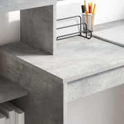 Schreibtisch Beton Grau Holzwerkstoff 100 × 40 × 90 cm