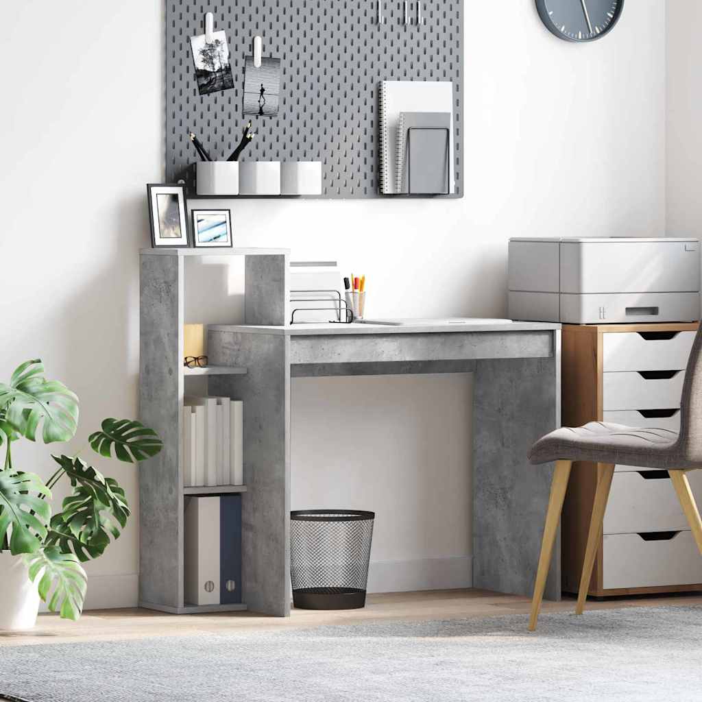 Schreibtisch Beton Grau Holzwerkstoff 100 × 40 × 90 cm