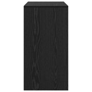 Schreibtisch Schwarz Eichen-Optik 80 × 40 × 76 cm