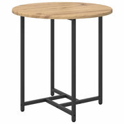 Beistelltisch-Set 2 Stk. Artisan Eiche und Schwarz