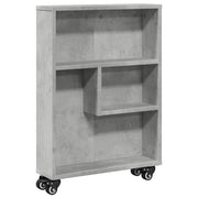 Schmaler Rollwagen 48 × 13 × 68 cm – Betongrau