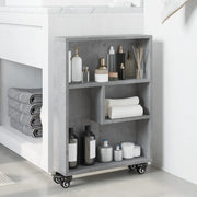 Schmaler Rollwagen 48 × 13 × 68 cm – Betongrau
