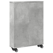 Schmaler Rollwagen 48 × 13 × 68 cm – Betongrau