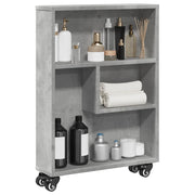 Schmaler Rollwagen 48 × 13 × 68 cm – Betongrau