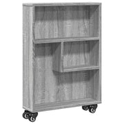Schmaler Rollwagen 48 × 13 × 68 cm – Grau Sonoma