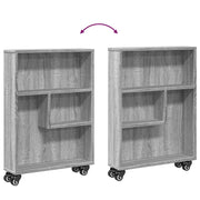 Schmaler Rollwagen 48 × 13 × 68 cm – Grau Sonoma
