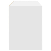 Stapelbares Schuhregal Weiß – 89,5 × 30 × 40 cm