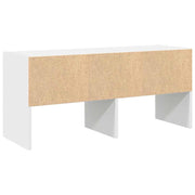 Stapelbares Schuhregal Weiß – 89,5 × 30 × 40 cm