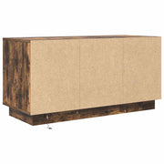 TV-Schrank mit LED-Leuchten Räuchereiche 100x41x50 cm
