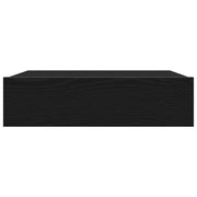 TV-Schrank mit LED-Leuchten Schwarze Eiche 60 x 35 x 15,5 cm