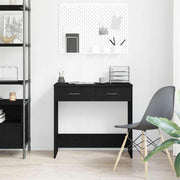 Schreibtisch Schwarz Eichen-Optik Holzwerkstoff 80 x 40 x 75 cm
