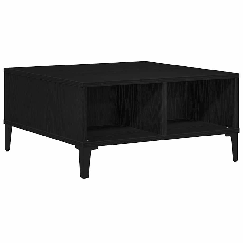 Couchtisch Schwarz Eichen-Optik 60 x 60 x 30 cm