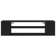TV-Schränk 100 x 30 x 26,5 cm Schwarz Eichen-Optik
