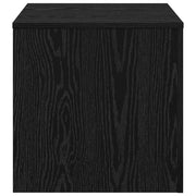 Nestingtisch 3 stk. Schwarz Eichen-Optik 45 x 45 x 45 cm