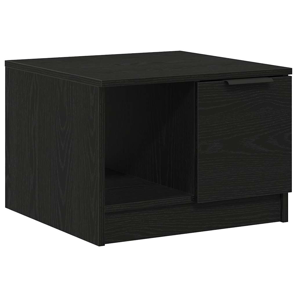 Couchtisch Schwarz Eichen-Optik 50 x 50 x 36 cm Holzwerkstoff