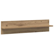 Wandregal 2 stk. Artisan-Eiche 80 x 11,5 x 18 cm Holzwerkstoff