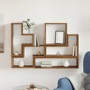 Wandregal Altholz-Optik 96 × 12 × 64 cm