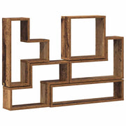 Wandregal Altholz-Optik 96 × 12 × 64 cm