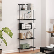 Bücherregal 5 Ebenen 60 x 24 x 168 cm Holzwerkstoff