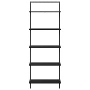 Bücherregal 5 Ebenen 60 x 24 x 168 cm Holzwerkstoff