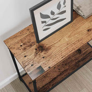 Konsolentisch Altholz 75 x 30,5 x 75 cm Holzwerkstoff