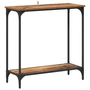 Konsolentisch Altholz 75 x 30,5 x 75 cm Holzwerkstoff