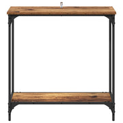 Konsolentisch Altholz 75 x 30,5 x 75 cm Holzwerkstoff