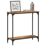 Konsolentisch Altholz 75 x 30,5 x 75 cm Holzwerkstoff