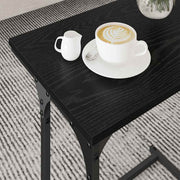 Nesting Couchtisch 3 stk. Schwarz Eichen-Optik Holzwerkstoff
