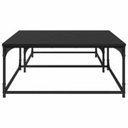 Couchtisch 2 stk. Schwarz Eichen-Optik 80 x 80 x 35 cm