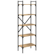 Bücherregal 5 Ebenen 56 x 32 x 174 cm Holzwerkstoff