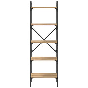 Bücherregal 5 Ebenen 56 x 32 x 174 cm Holzwerkstoff